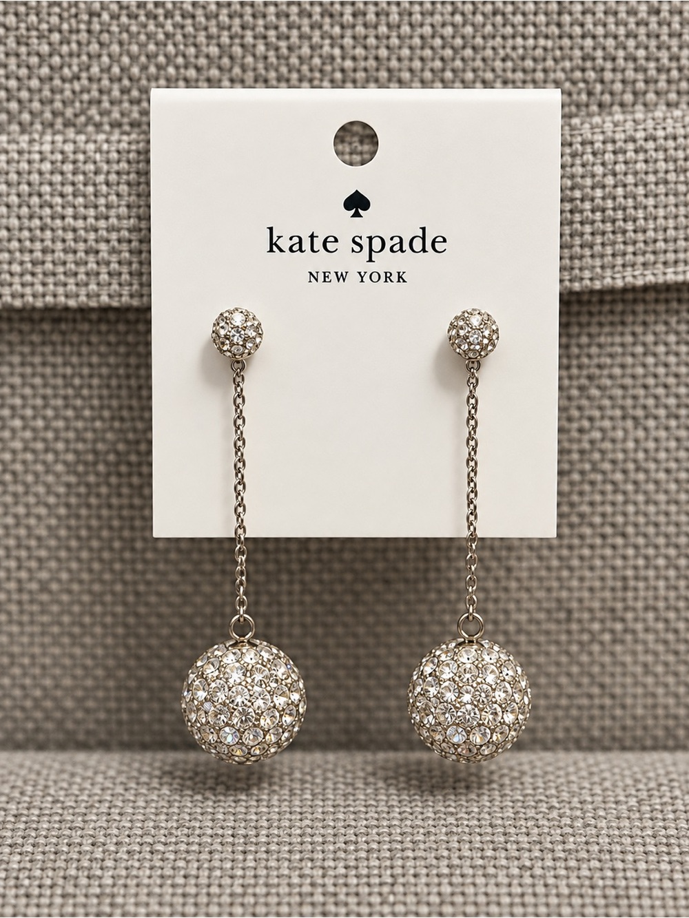 ✨ Kate Spade Crystal Ball Drop Earrings